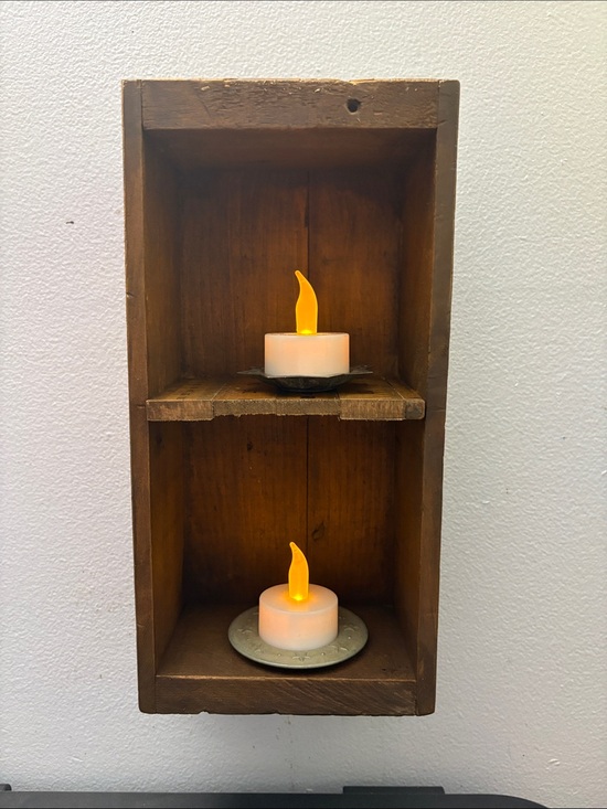 Other - Rustic Wooden Wall Shelf
